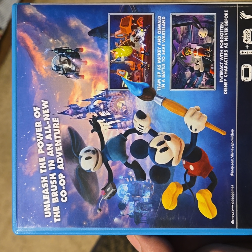 Disney Epic Mickey 2: The Power of Two for Wii U - Blue - Picture 6 of 14